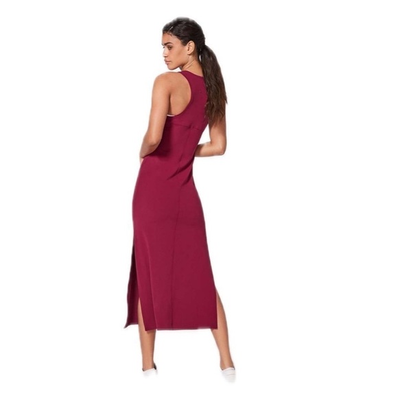 lululemon athletica Dresses & Skirts - Lululemon Burgundy Ruby Wine Get Going Tank Maxi Dress 6